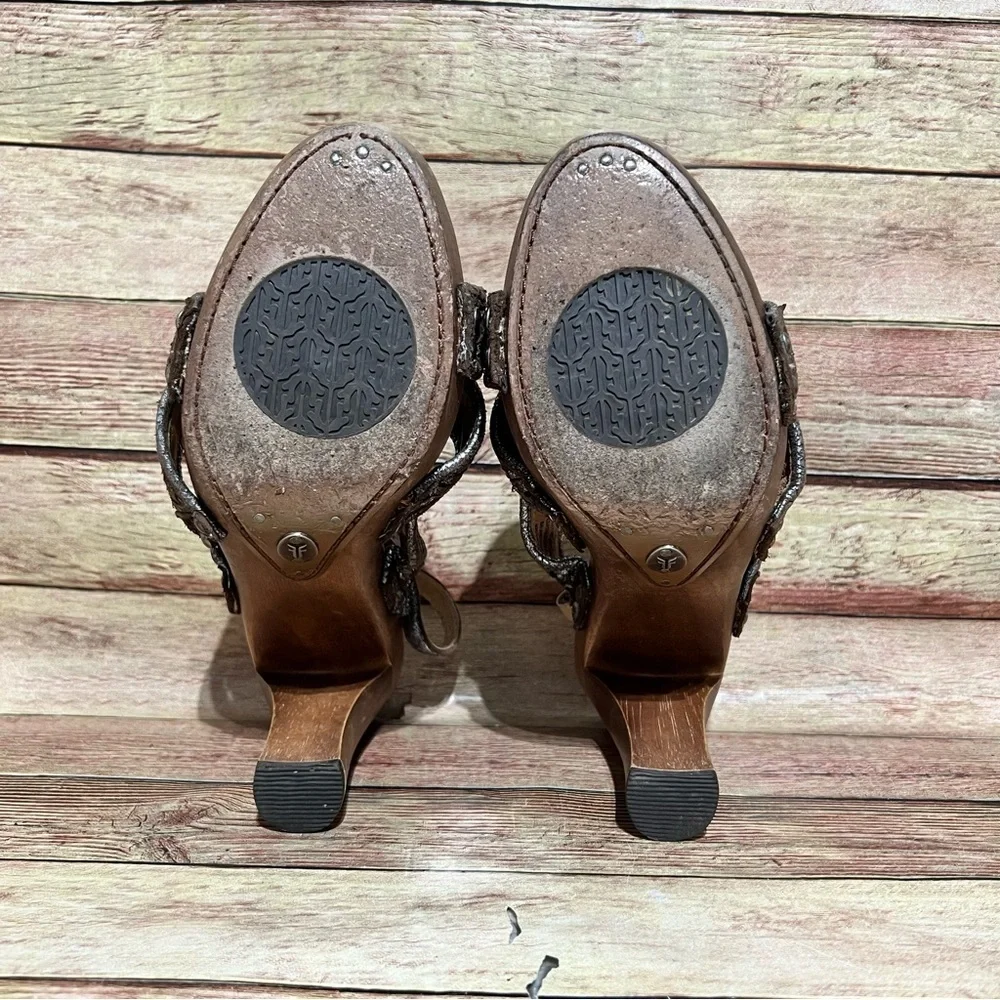 Frye Dolly Woven Heels